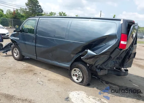 2019 GMC Savana 2500 Work Van from USA, damaged, VIN 1GTW7AFG7K1368639